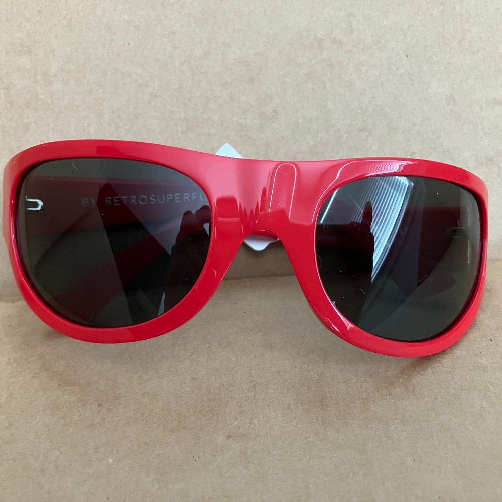 NWT Sunglasses by Retrosuperfuture Reed Red Turbo